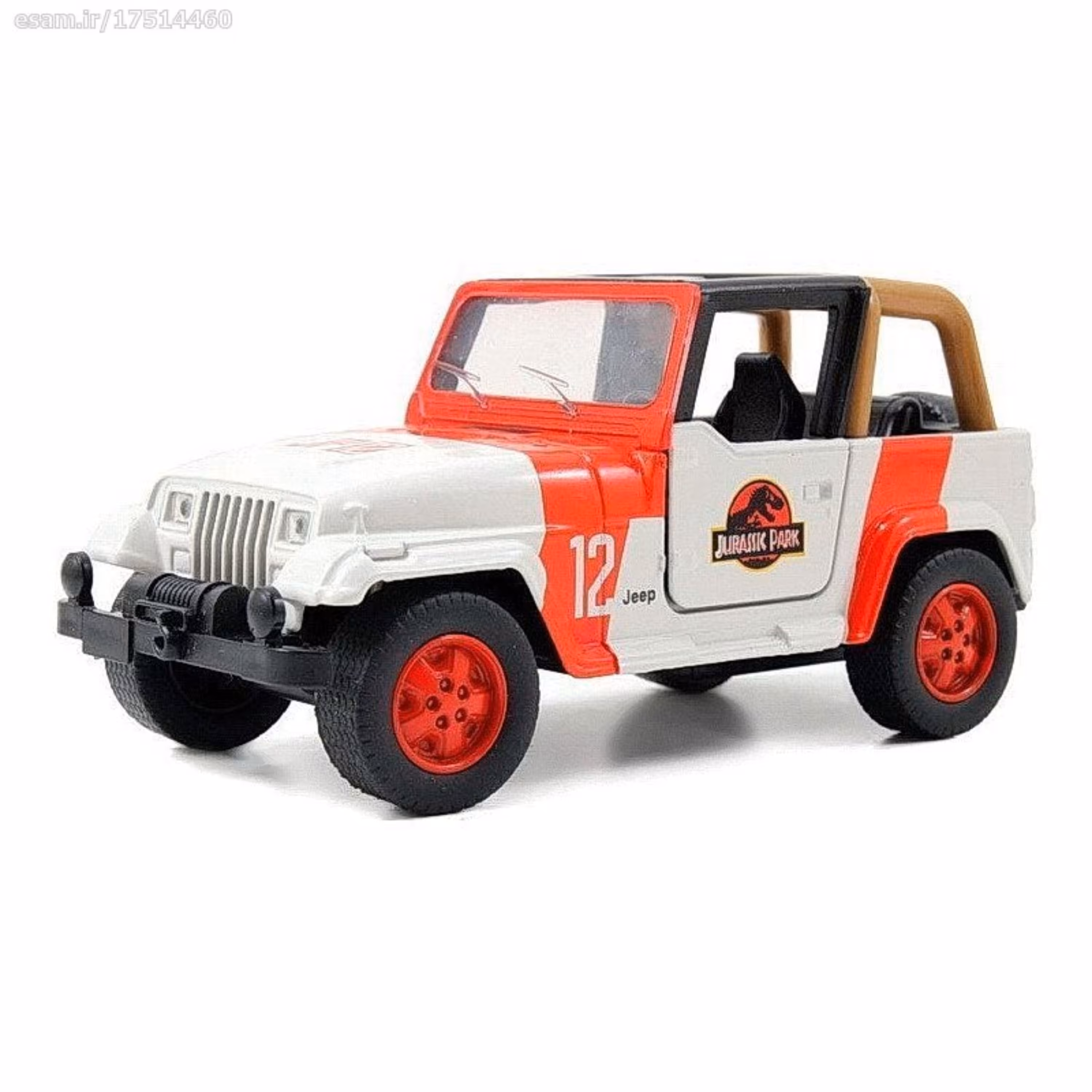 ماکت کمیاب جیپ پارک ژوراسیک (Jeep Wrangler jurassic World)