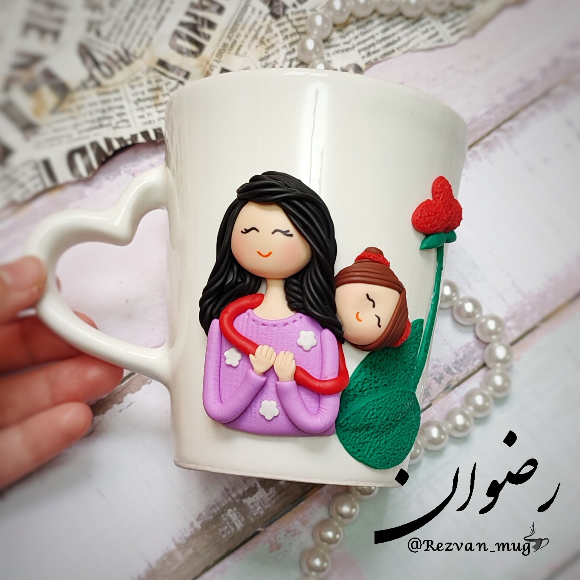 ماگ مادر و دختری 