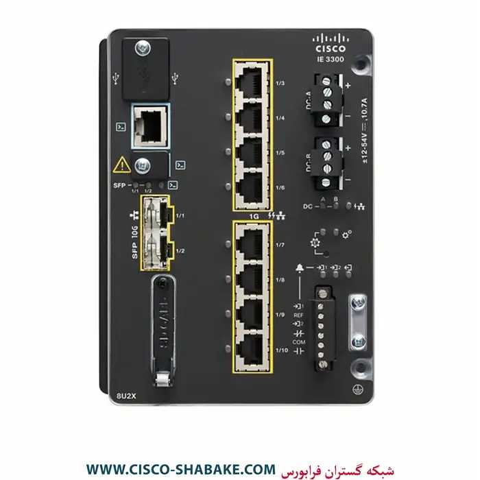 سوئیچ سیسکو IE-3300-8T2S-E