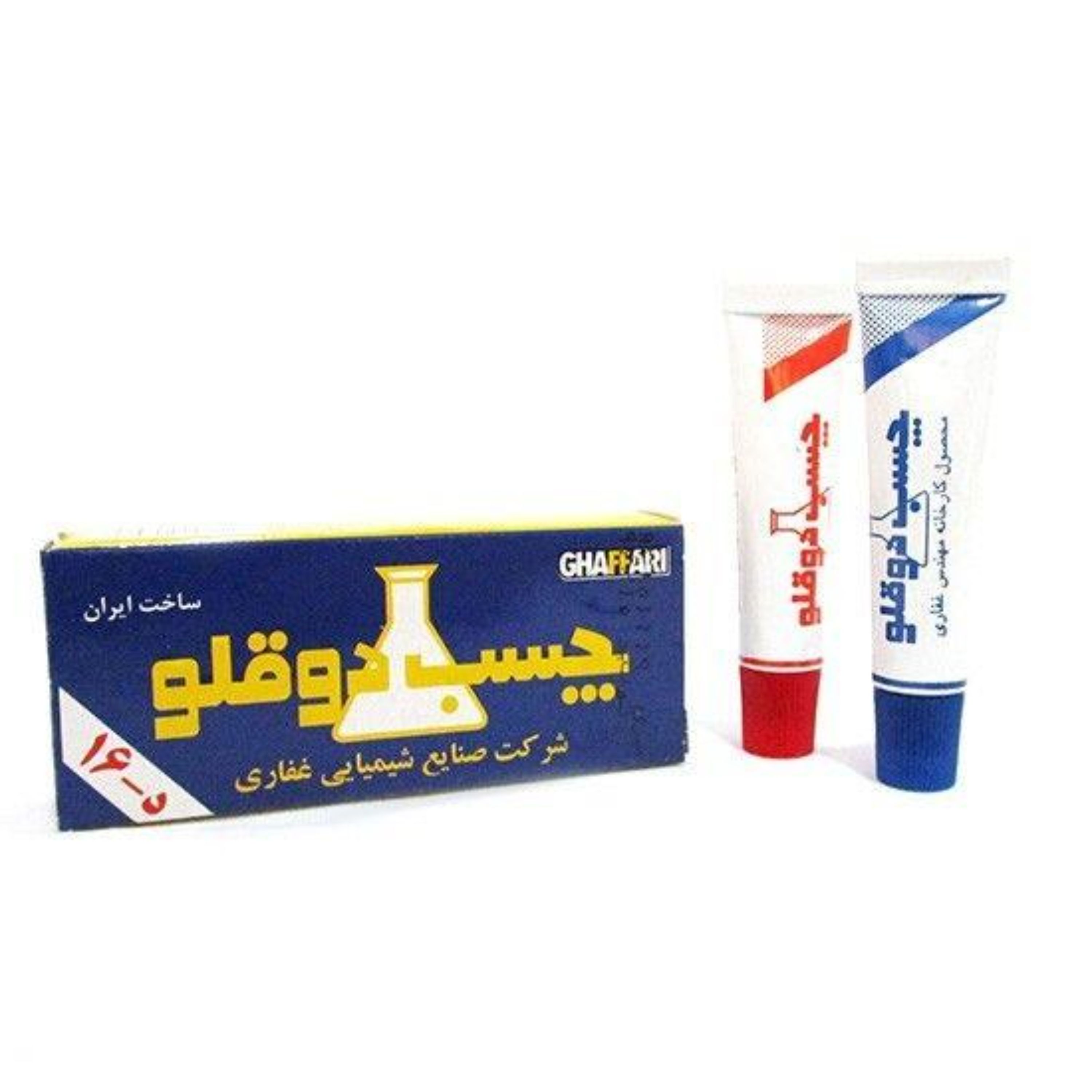 چسب دوقلو غفاری مات بسته 12 عددی