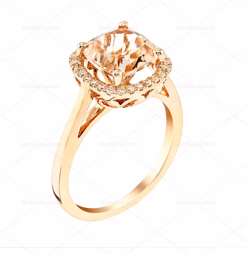 عکس انگشتر تک نگین با کیفیت | گرافیک با طعم تربچه