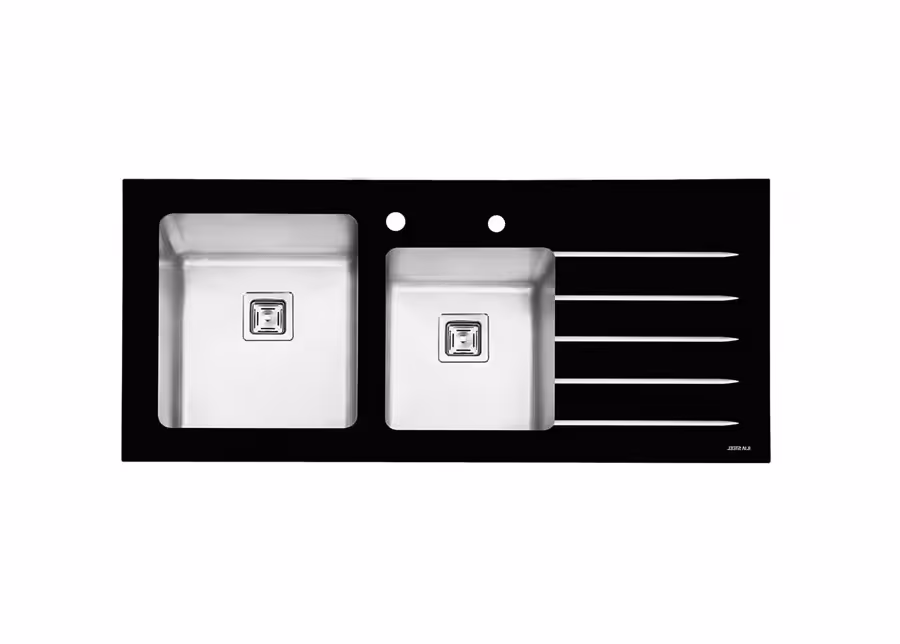 سینک شیشه ای ایلیا استیل مدل 8031