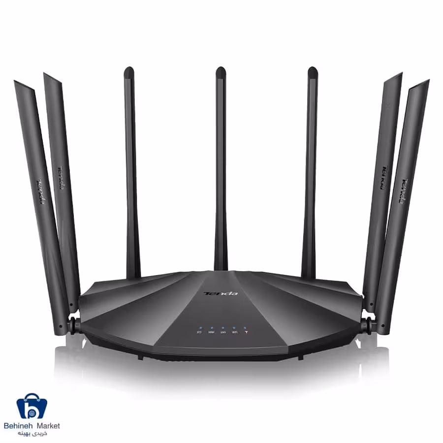 روتر بی سیم گیگابیت دوبانده تندا AC2100 مدل AC23