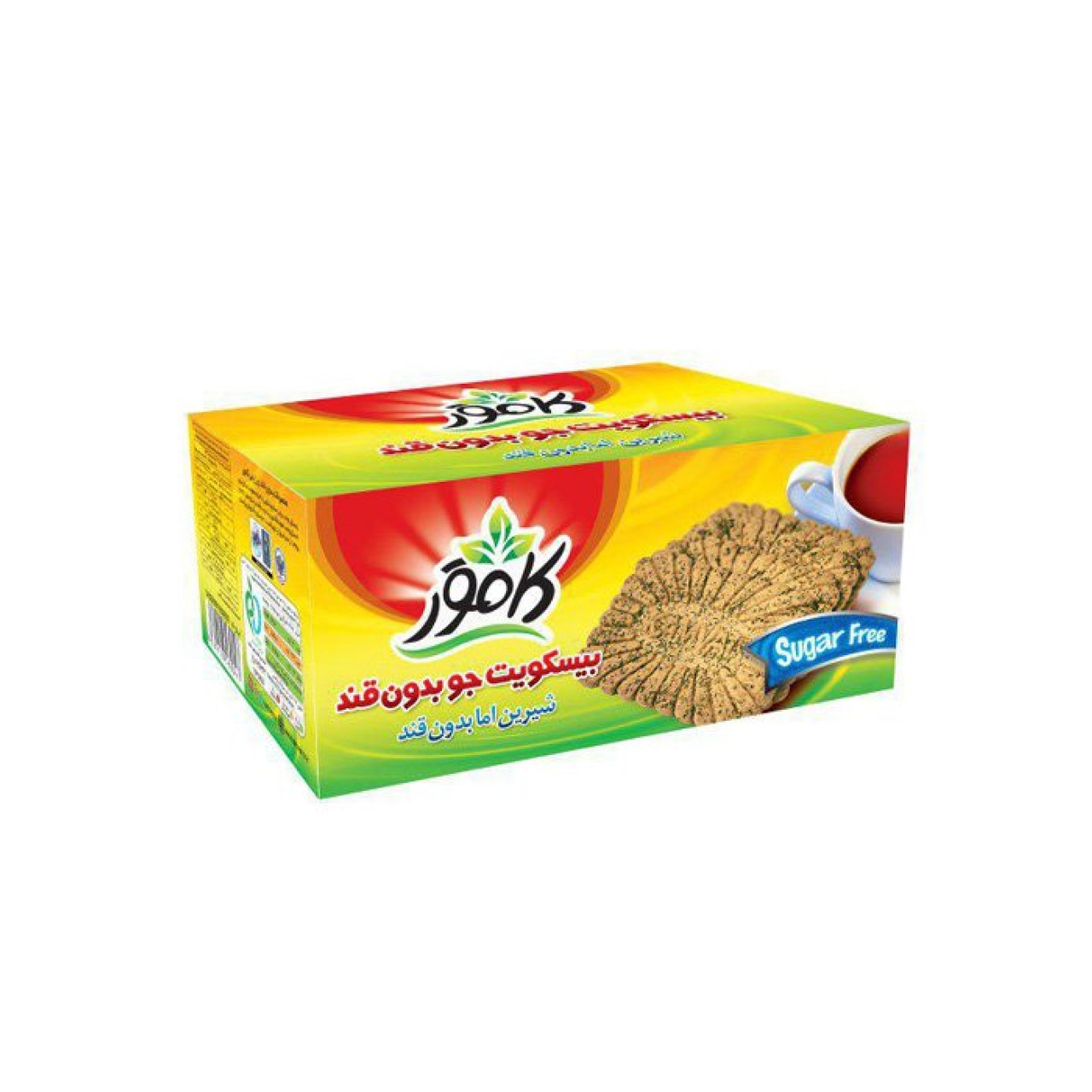 بیسکویت جو بدون قند کامور 360 گرم