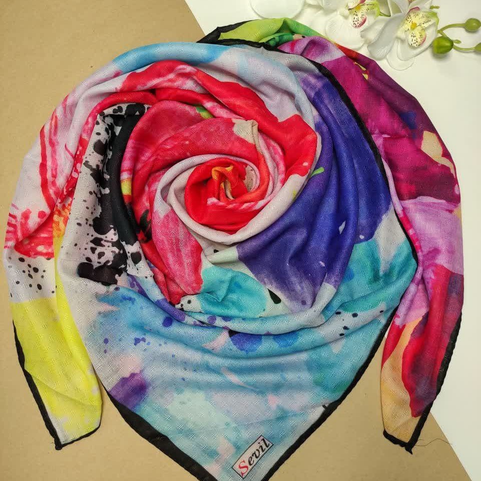 روسری سوپرنخ گارزا به قیمت عمده ارسال رایگان کد01