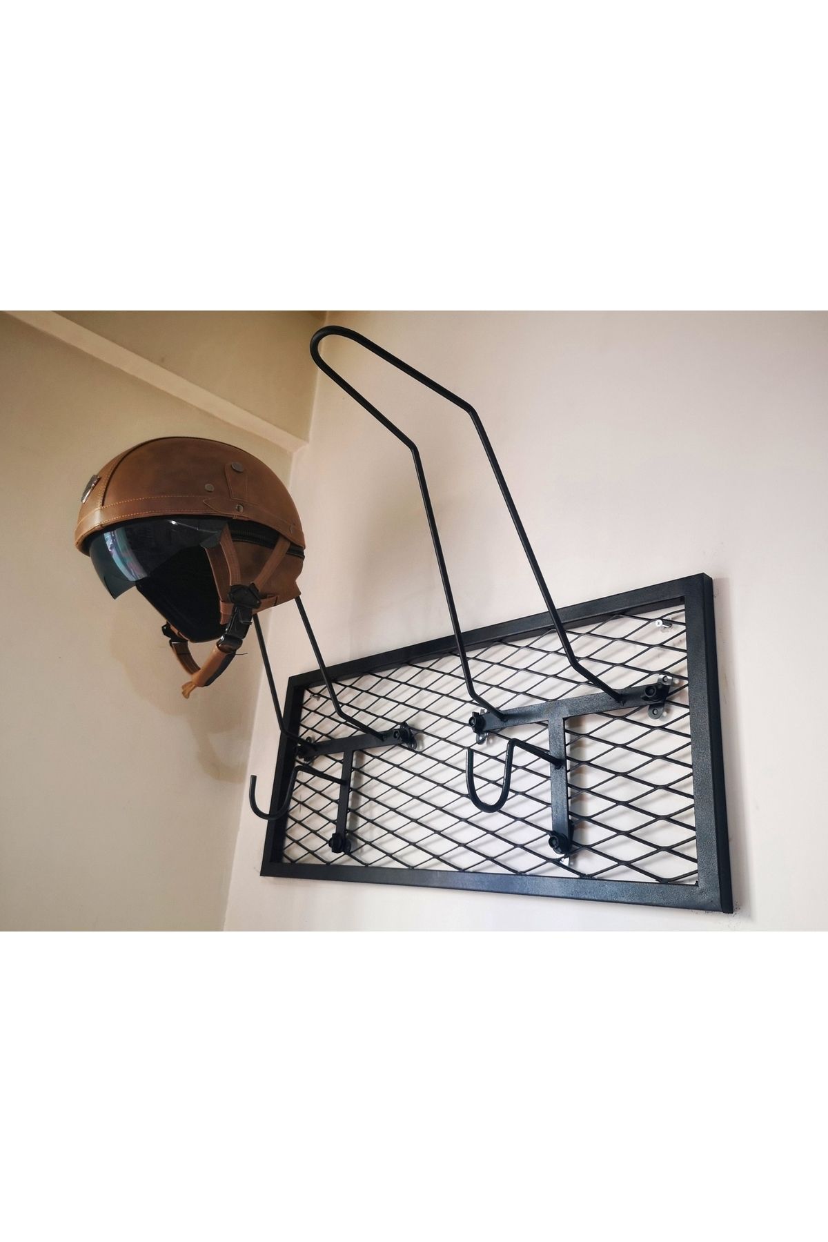 کلاه کاسکت موتورسیکلت چند رنگ بند ایمنی مواد فلزی SE X2 IRON X2V1 GGART DECORATION