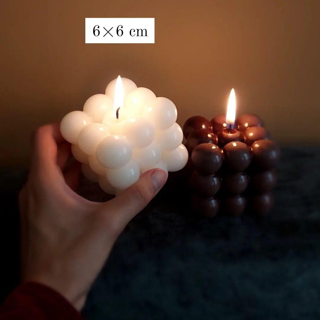 شمع کیوبی معطر دستساز  سویا وَکس