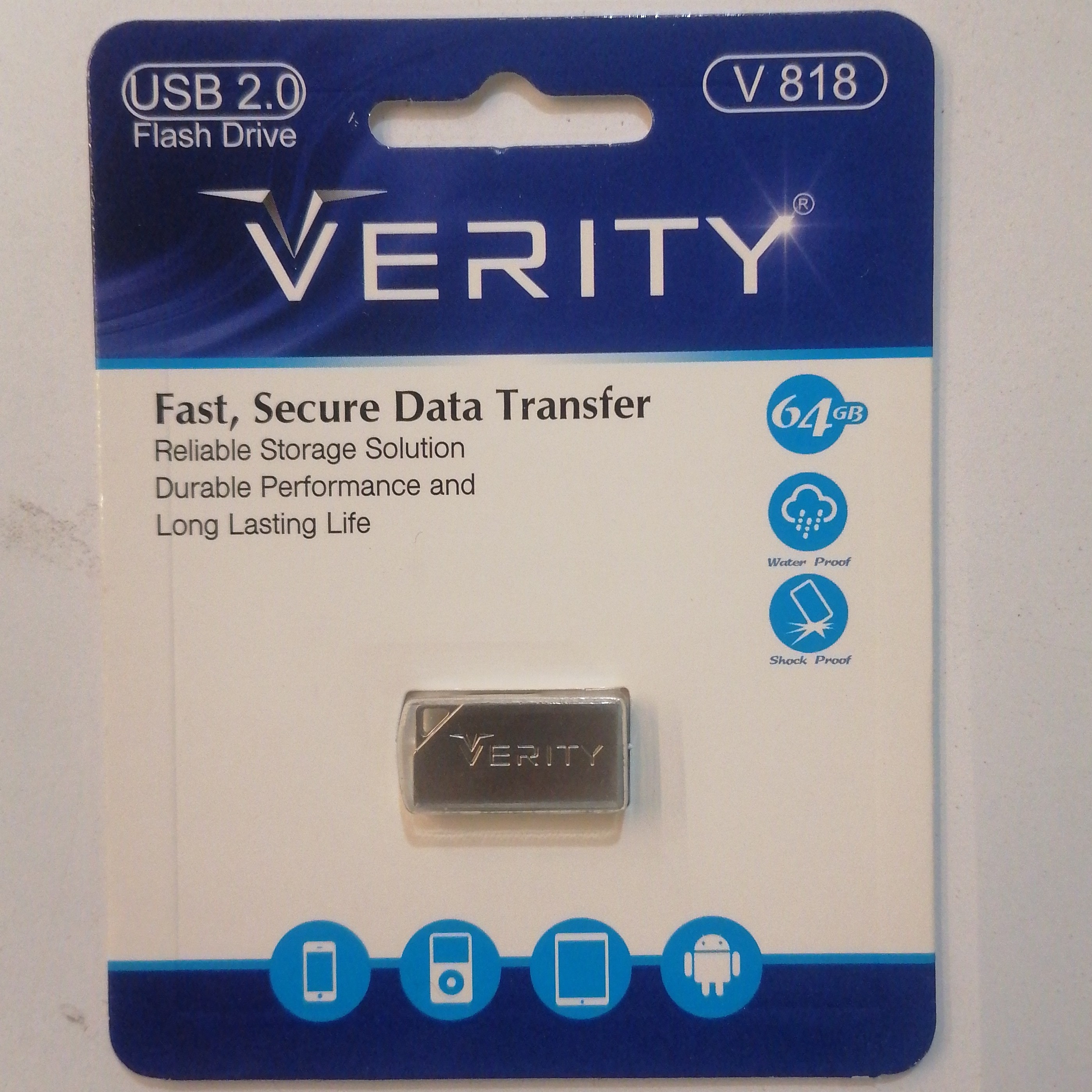 فلش 64 گیگ verity v818