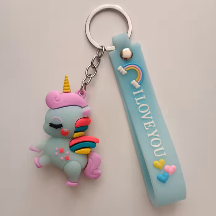 جاکلیدی جا کلیدی دسته کلید طرح 1 جاکلید سیلیکونی جاکلید  یونیکورن