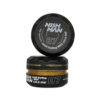 واکس مو نیشمن مشکی طلایی 07 مدل Nishman Hair Styling Wax GOLDEN ONE حجم 150 میل | فروشگاه ارس ترک