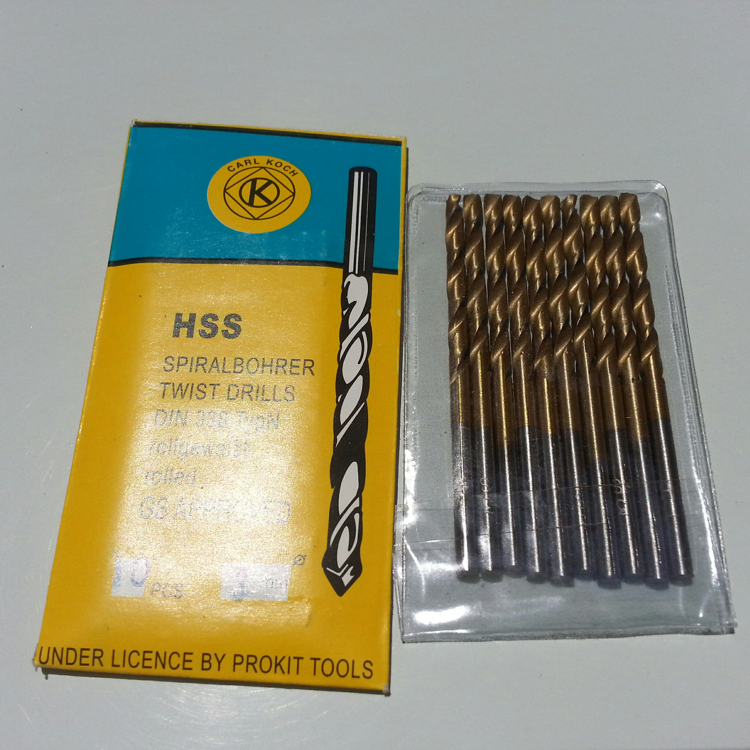 مته طلایی آهن HSS سایز 6 میلیمتر