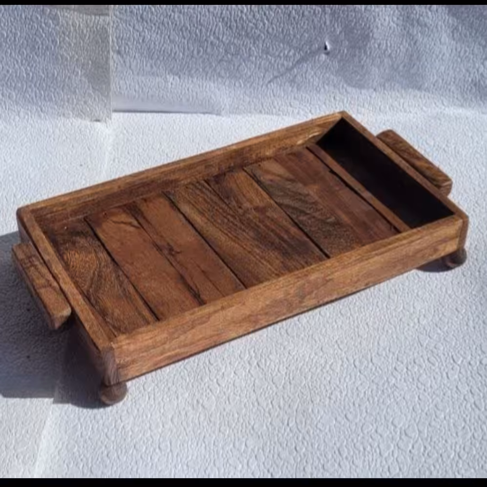 سینی چوبی مدل تارا (پس کرایه)