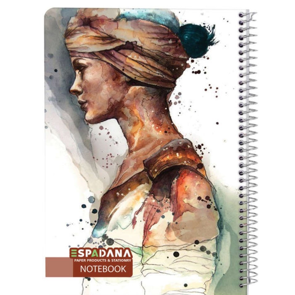 دفترمشق 50 برگ اسپادانا.سیمی.کد6