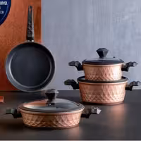 سرویس قابلمه 7 پارچه کاراجا مدل bio diamond کیفیت و زیبایی بی نظیر ساخت ترکیه اورجینال