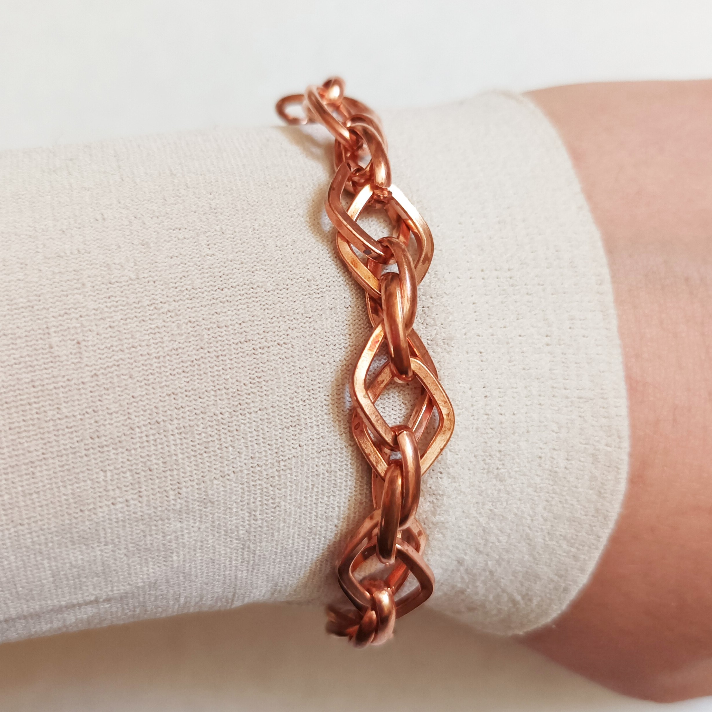 دستبند مسی طرح رولکس کد 7