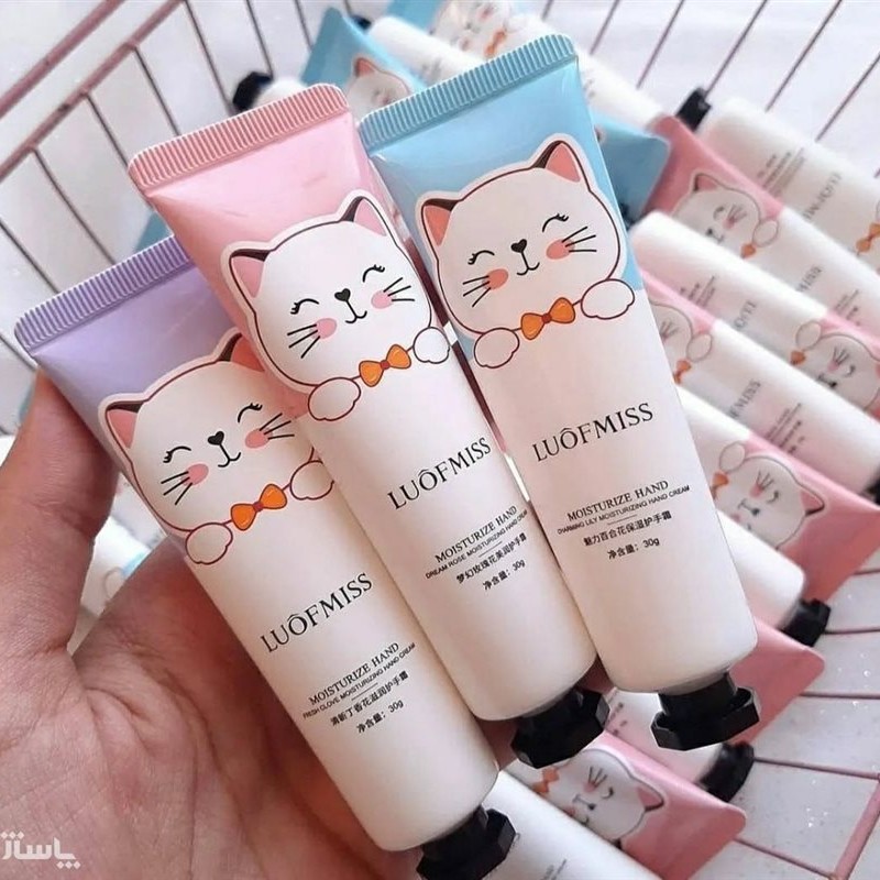 پک کرم  مرطوب کننده دست گربه ای 5 تایی