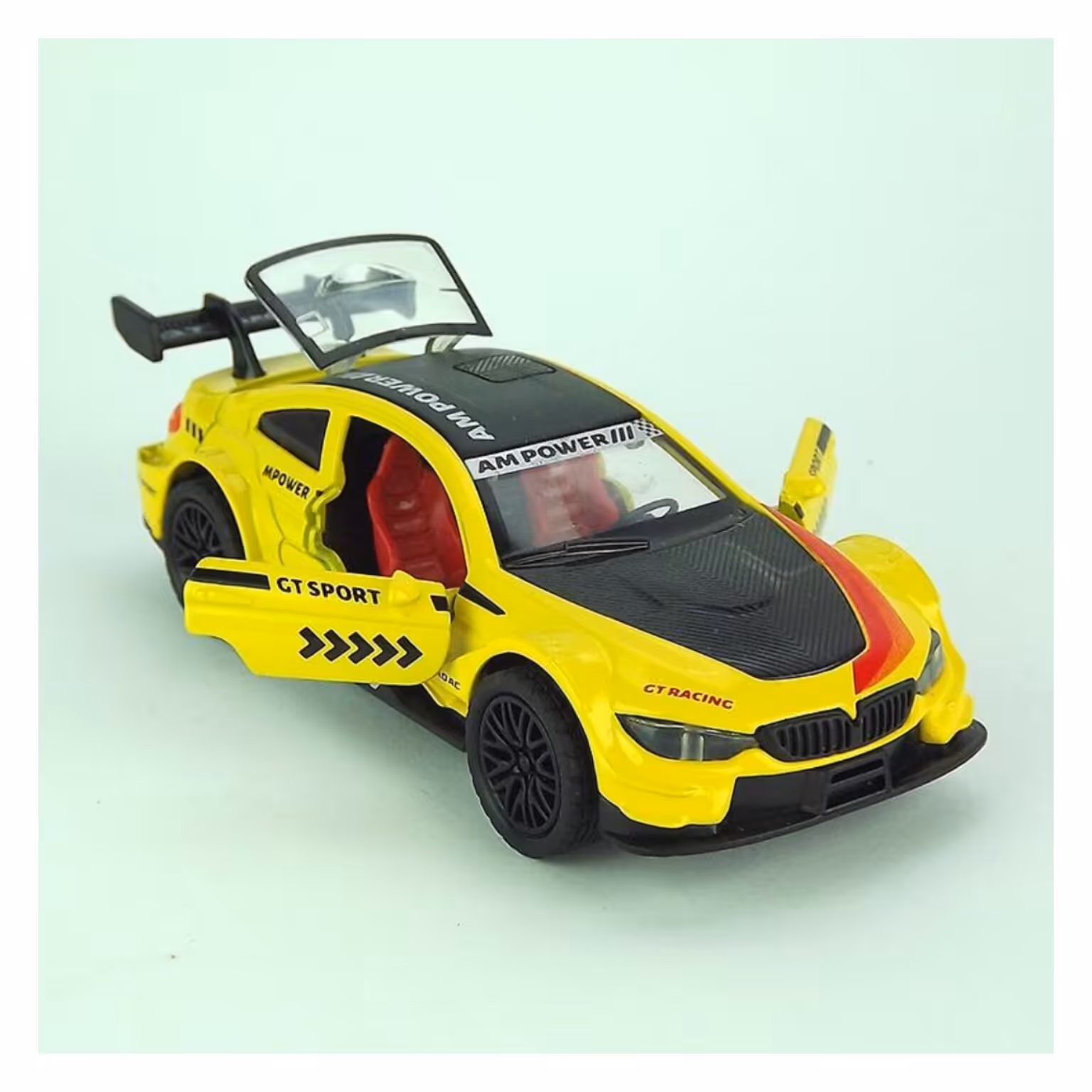 اسباب بازی ماکت ماشین فلزی بی ام دبلیو BMW GT موزیکال درجه یک 