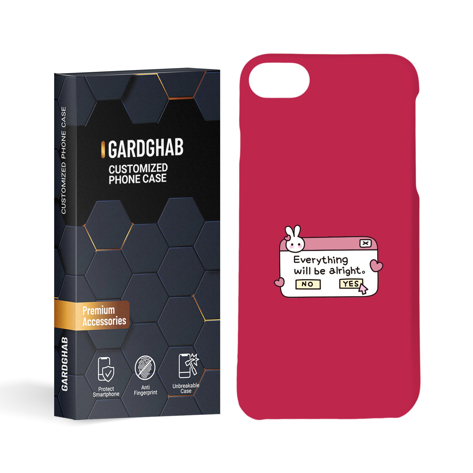 کاور گارد قاب دخترانه مدل g1111 مناسب برای گوشی ایفون 7