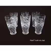 لیوان بلند انجلیکا تراش مات