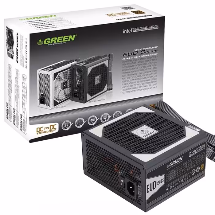 منبع تغذیه نیمه ماژولار گرین مدل GP580A-EUD