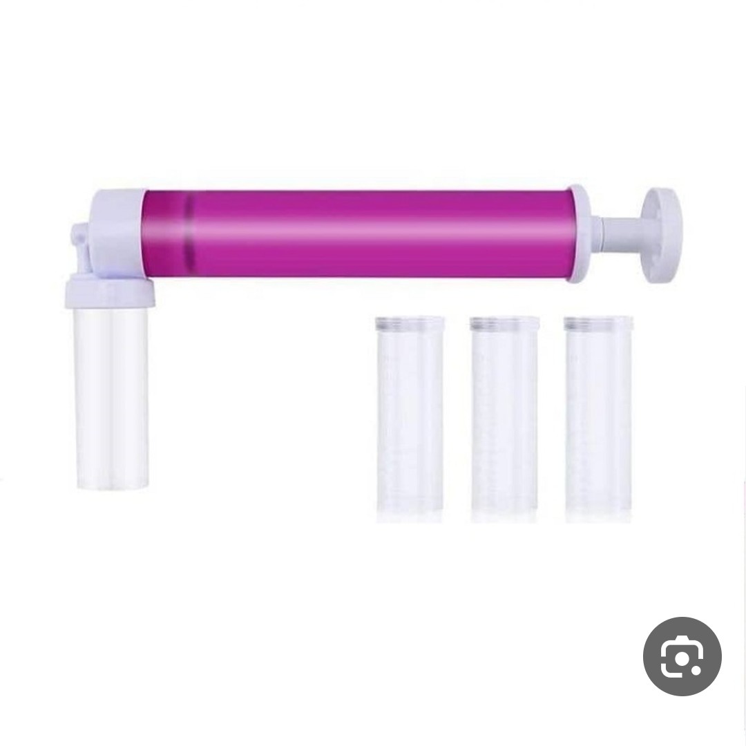 ایر براش پمپی تزیین کیک مدل دستی مجموعه 5 عددی
