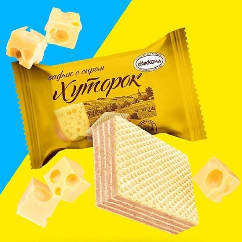 ویفر روسی پنیری 250 گرم