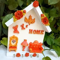 جاکلیدی  و جاسوییچی  به وزن 400گرم رنگبندی و طرح به سلیقه مشتری