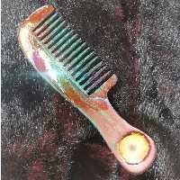 شانه موی سررزین مدل دسته دار طرح آواتار برند E. K کد 1044