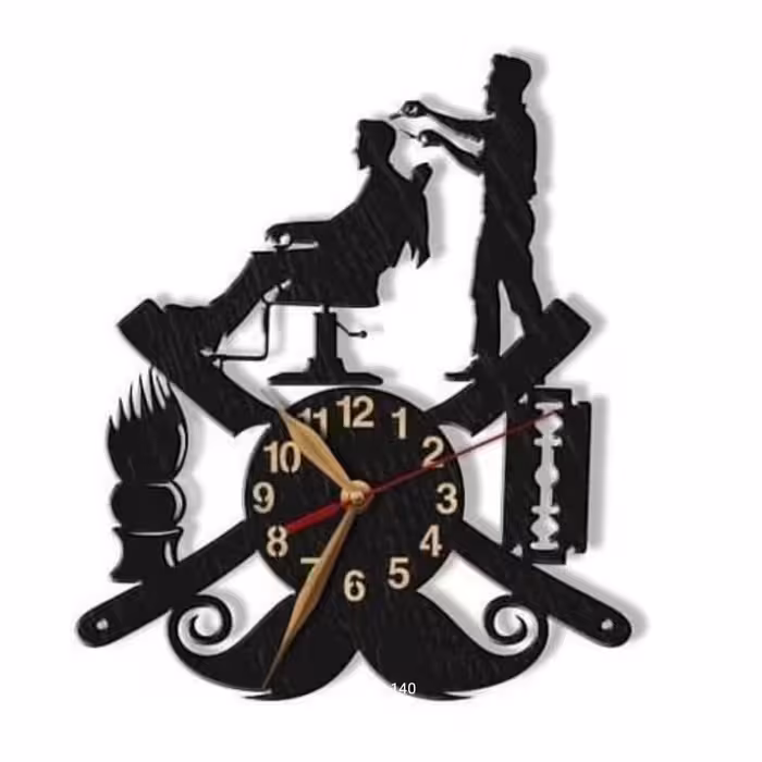 ساعت دیواری مخصوص آرایشگاه