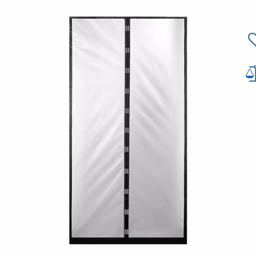  پرده طلقی ضخیم مگنتی آهنربایی سایز 140در230 