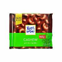 شکلات با بادام هندی نمکی 100 گرم ریتر اسپرت - ritter sport