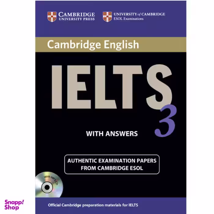 کتاب IELTS Cambridge 3 اثر جمعی از نویسندگان انتشارات هدف نوین