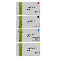 ست 4 رنگ کارتریج تونر لیزری رنگی ایرانیکا 126A(با ضمانت و گارانتی)