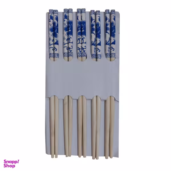 چوب غذا خوری مدل چاپستیک کد 169 بسته 10 عددی