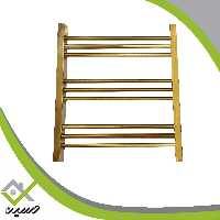 حوله خشک کن رومینا استیل طلایی 60 سانتی (هزینه ارسال پس کرایه است)