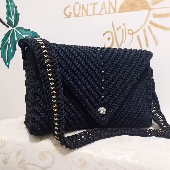 مجلسی بافتنی مکرومه