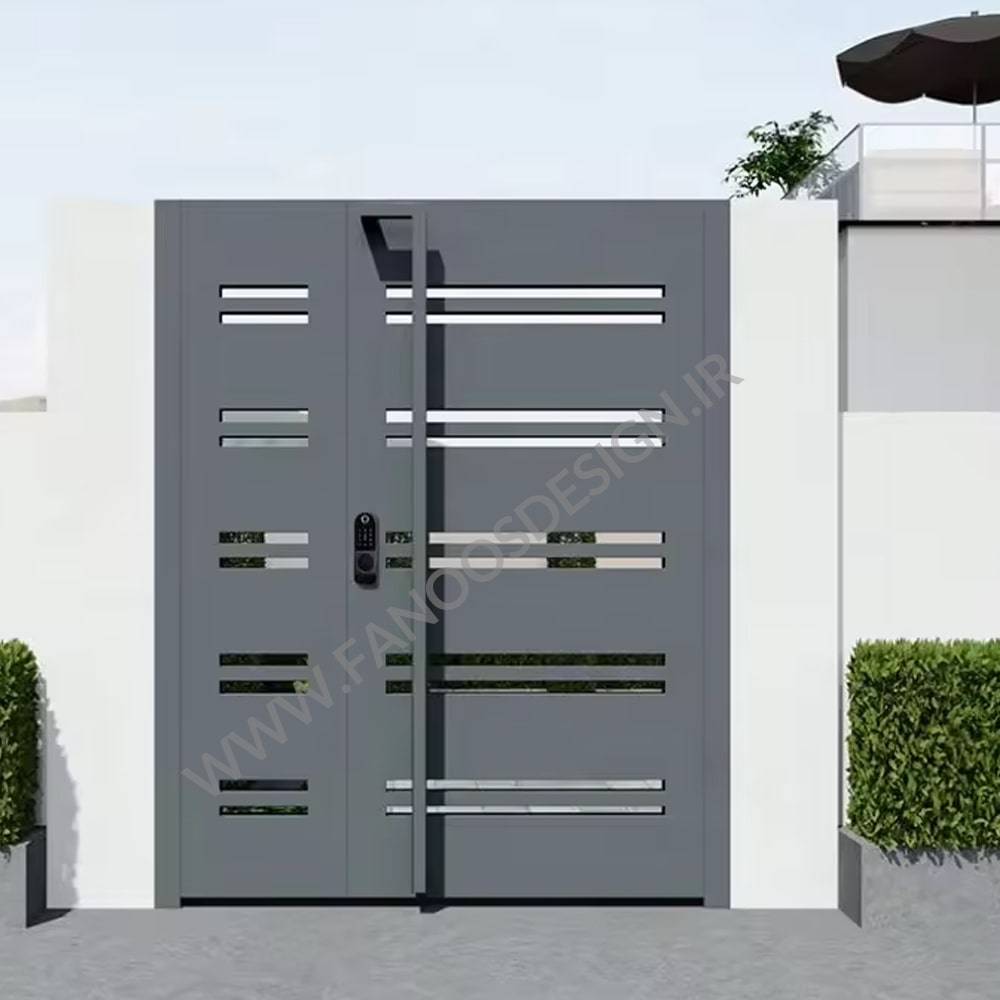 درب حیاط برش لیزری – کد 40034