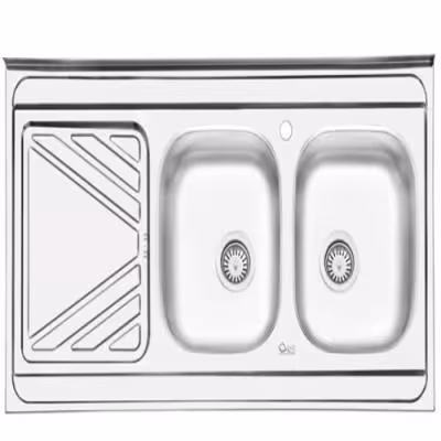 سینک ظرفشویی 3028 روکار ایلیا استیل