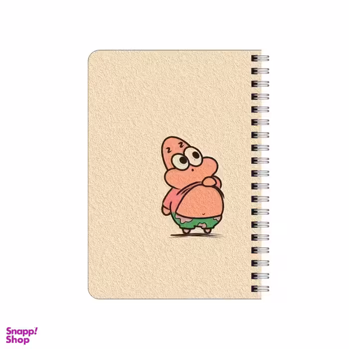 دفترچه یادداشت بامبیلیپ مدل چوبی طرح پاتریک باب اسفنجی اینا کد 4142175