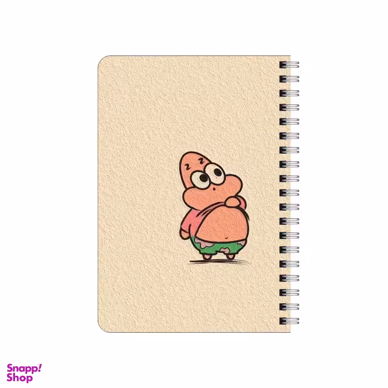 دفترچه یادداشت بامبیلیپ مدل چوبی طرح پاتریک باب اسفنجی اینا کد 4142175