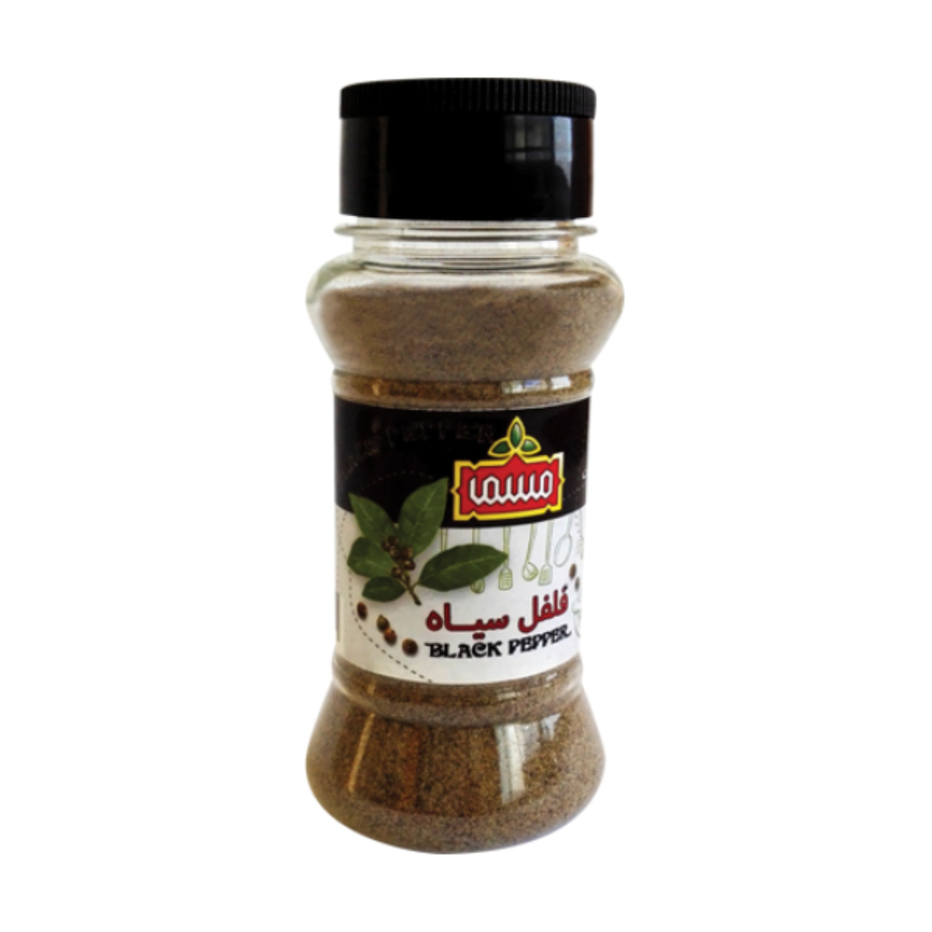 ادویه فلفل سیاه مسما - 80 گرم قوطی پت