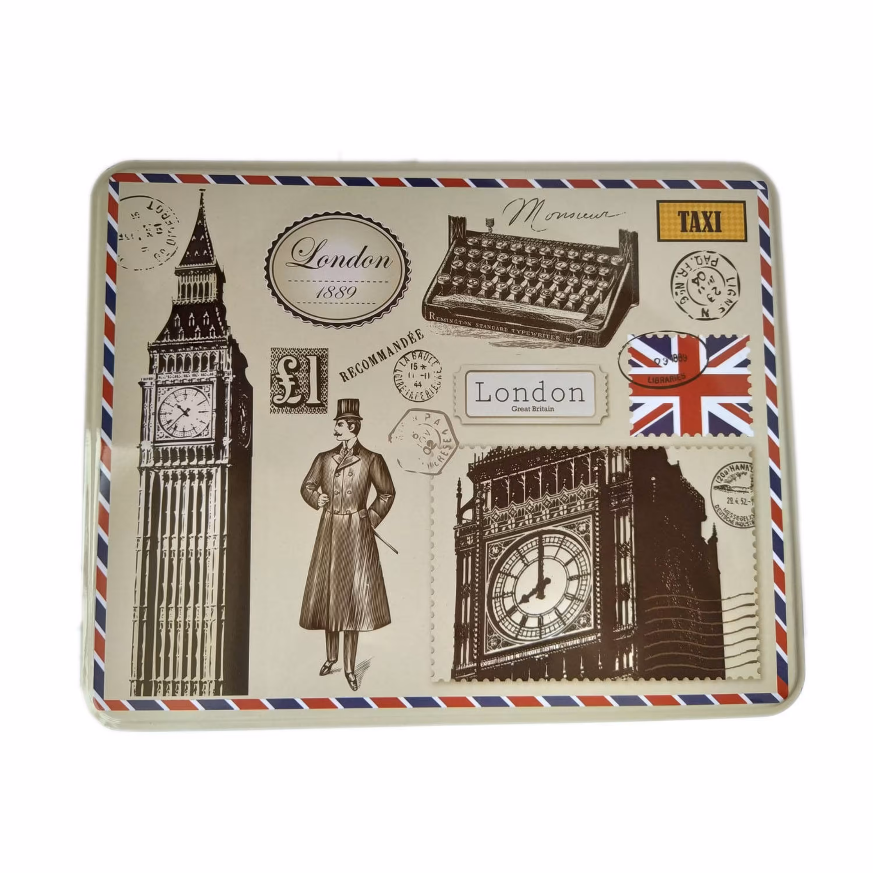 جعبه فلزی مدل bigben جعبه هدیه مدل انگلیس قوطی آشپزخانه