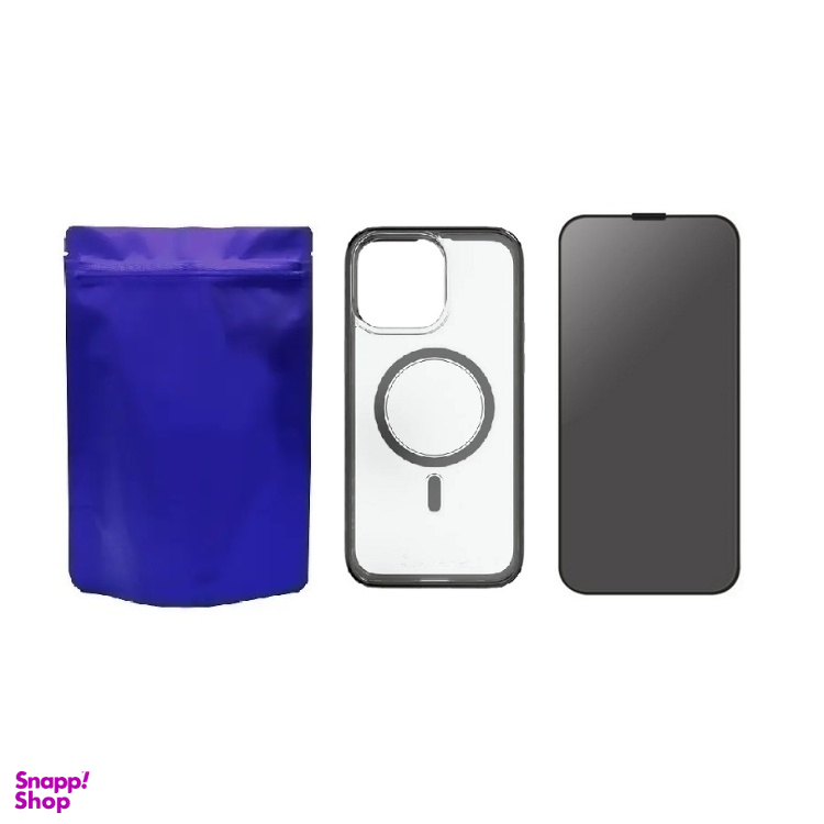 کاور گوشی موبایل مدل Magsafe کد MB مناسب اپل iPhone 14 به همراه محافظ صفحه نمایش Privacy