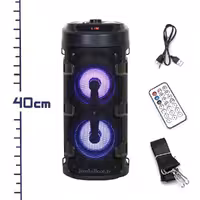 اسپیکر بلوتوثی ZQS 4210 پخش کننده صدا دوبانده همراه کنترل و رقص  نور جانبی باکس