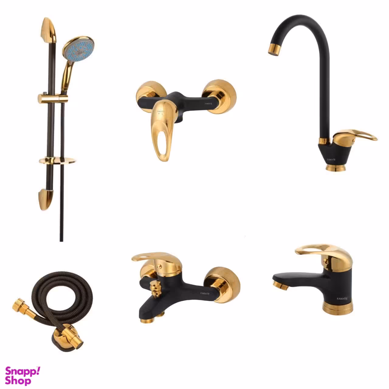 ست شیرآلات فاخته مدل اورانوس پلاس کد MT مجموعه 6 عددی