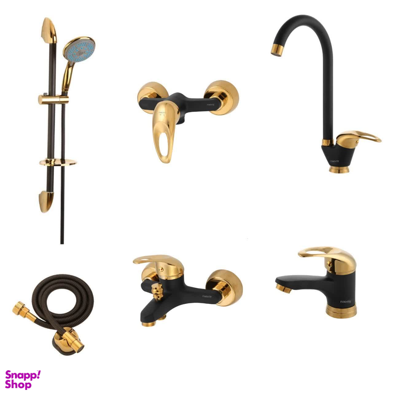 ست شیرآلات فاخته مدل اورانوس پلاس کد MT مجموعه 6 عددی