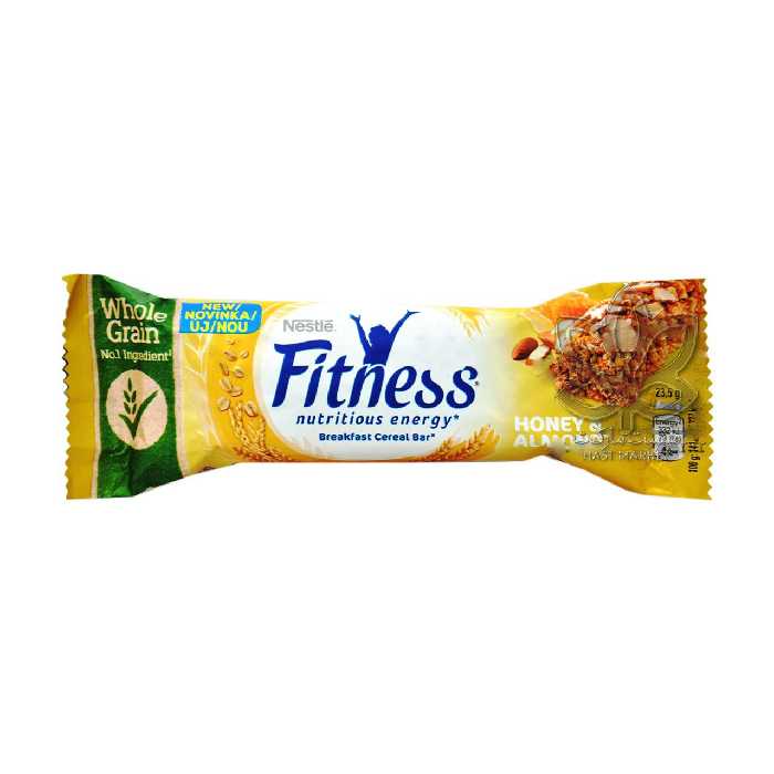 شکلات بار رژیمی بادام و عسل فیتنس نستله - nestle