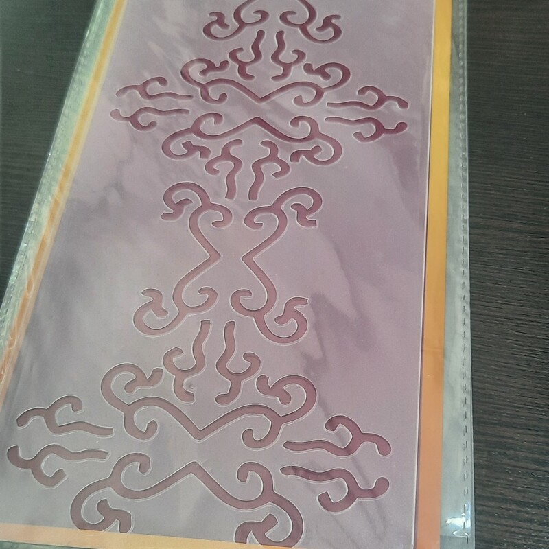 استنسیل نواری کیک حاشیه