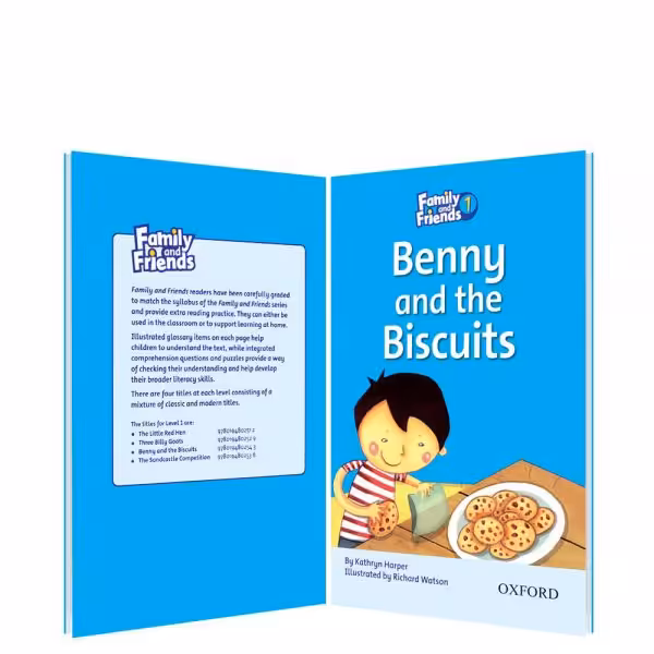 کتاب داستان Family and Friends 1-1 Benny and the Biscuits