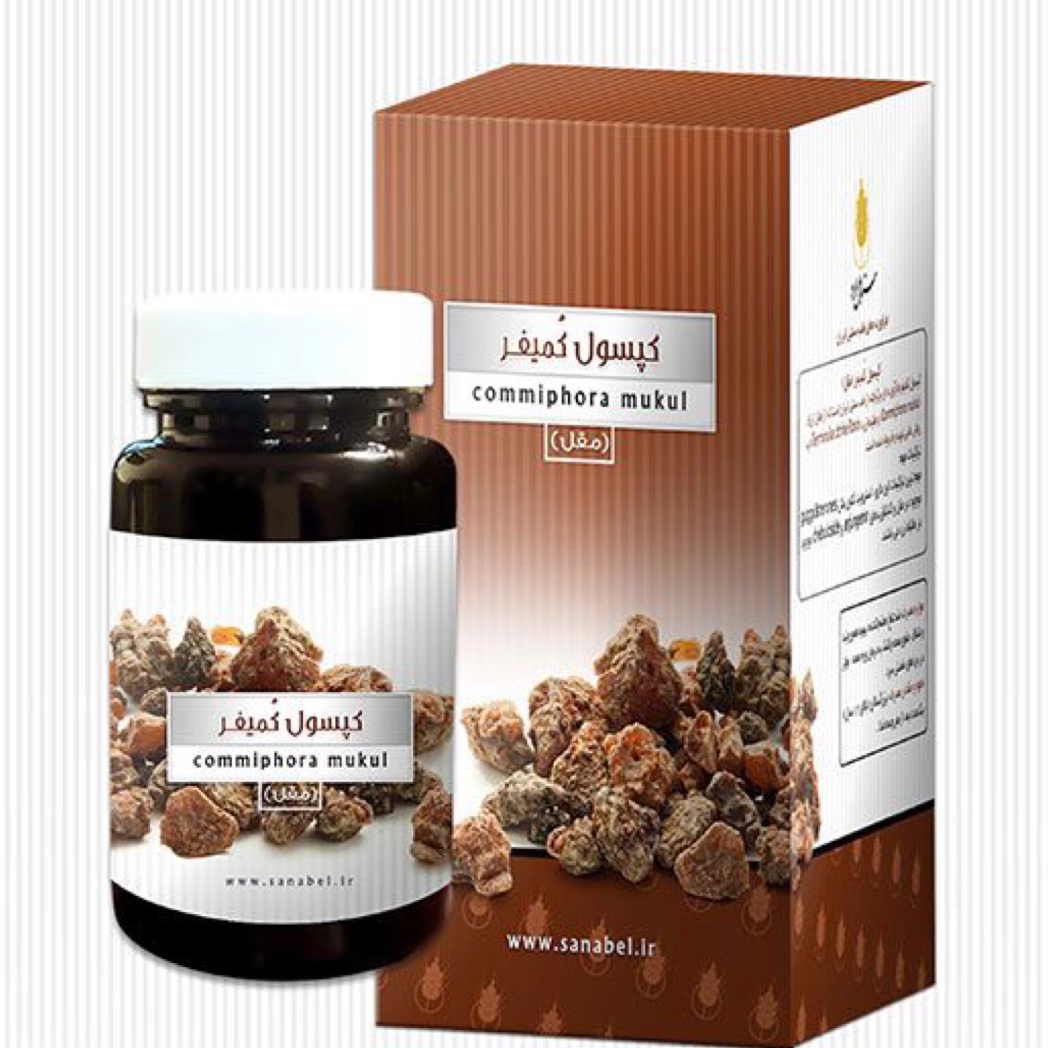 ترکیب گیاهی کمیفر (مقل) بهبود هاضمه و رفع یبوست سنابل - 42 عدد محصول طب سنتی ایران